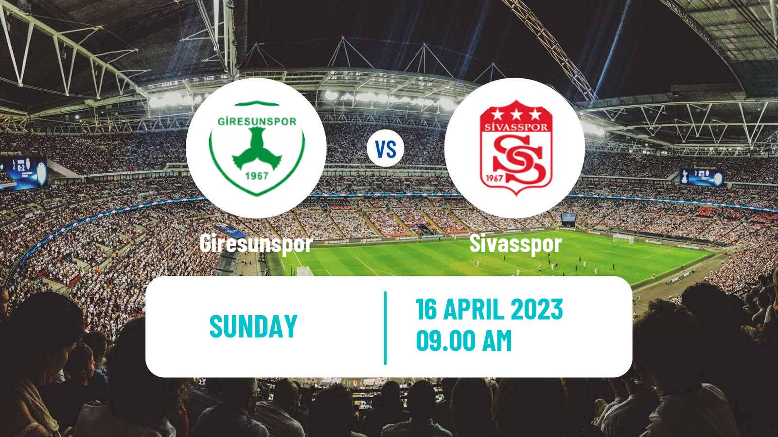 Soccer Turkish Super League Giresunspor - Sivasspor