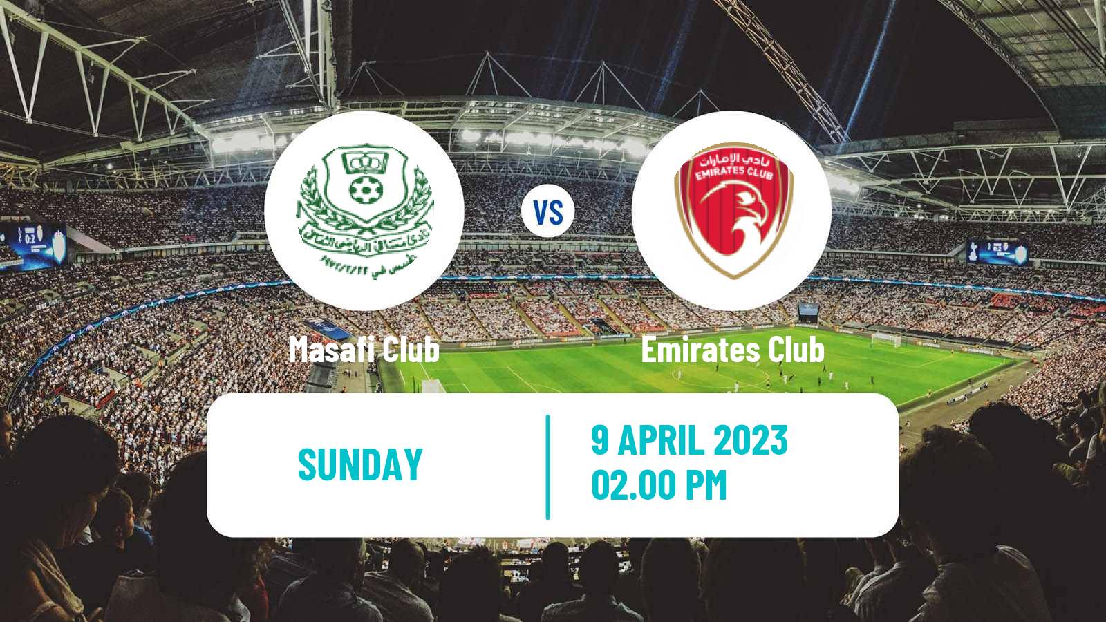 Soccer UAE Division 1 Masafi - Emirates Club