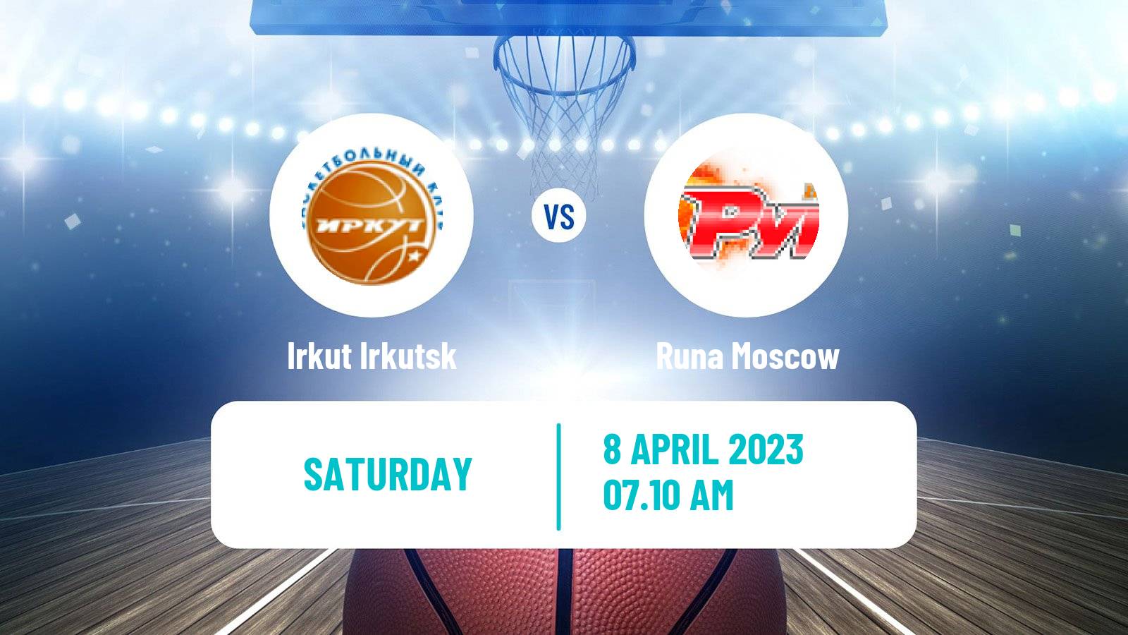 Basketball Russian Super League Basketball Irkut Irkutsk - Runa Moscow