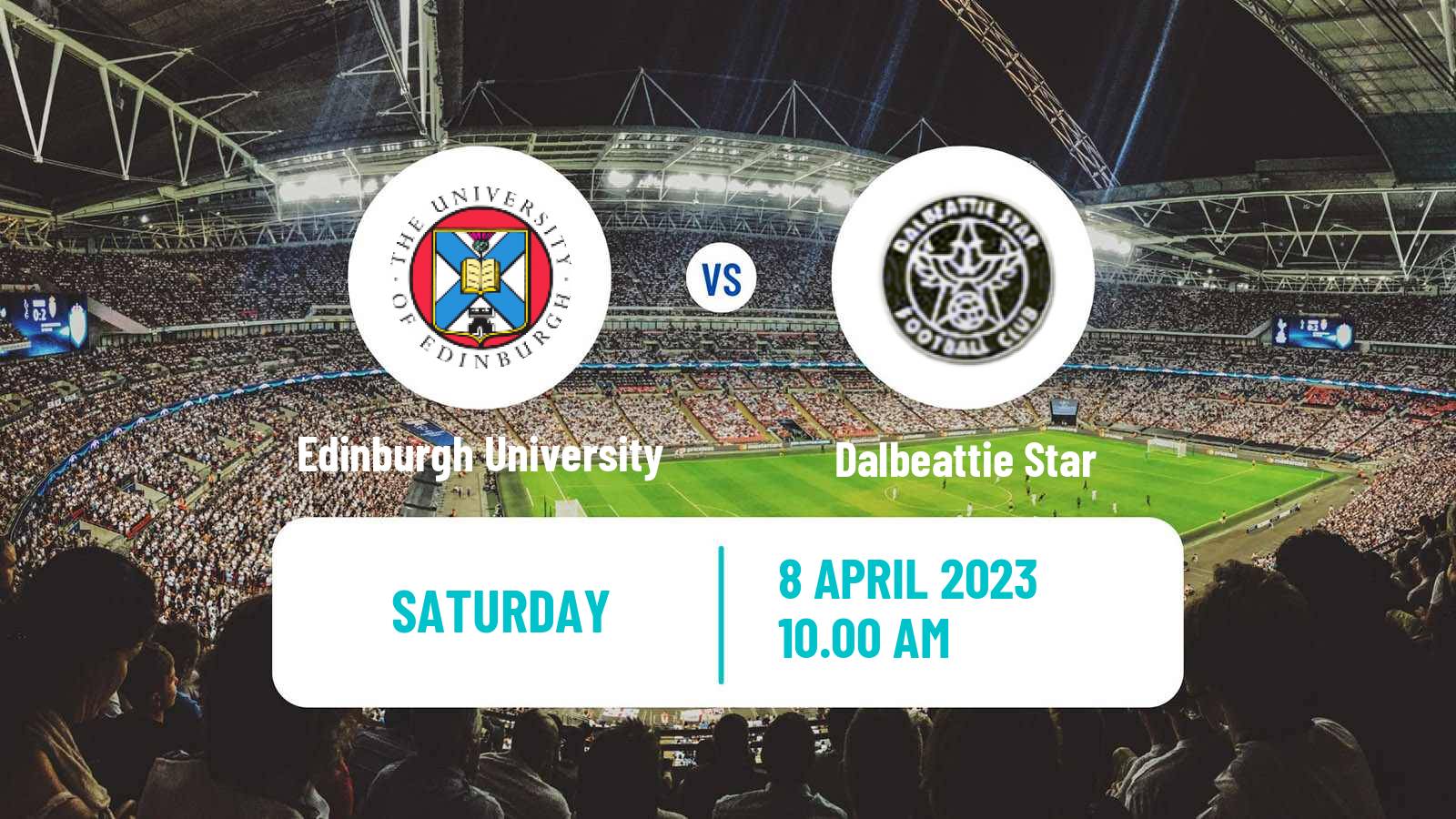 Soccer Scottish Lowland League Edinburgh University - Dalbeattie Star
