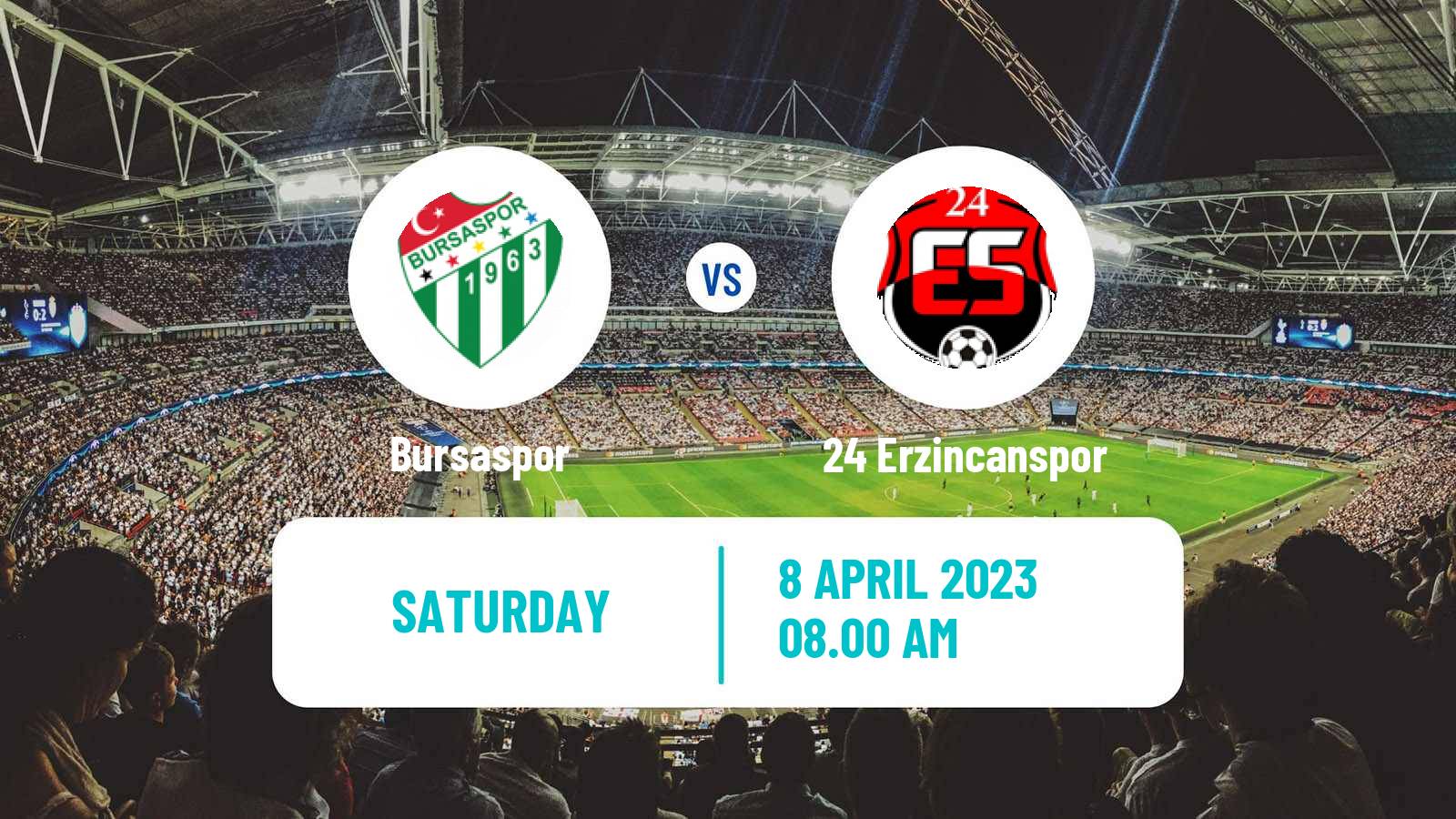 Soccer Turkish Second League White Group Bursaspor - 24 Erzincanspor