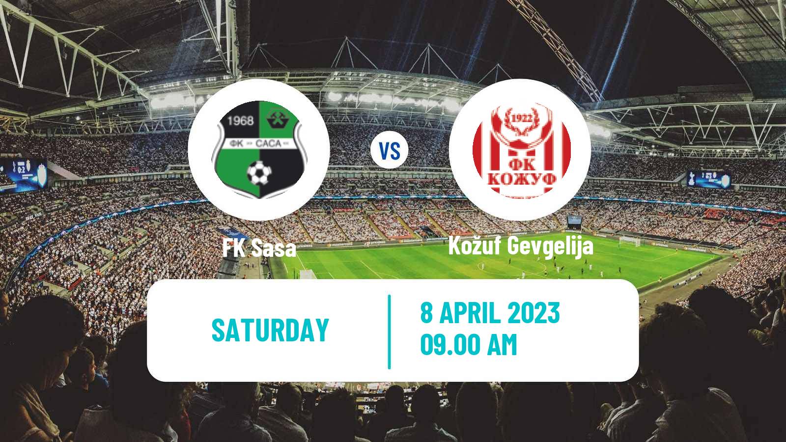 Soccer North Macedonian 2 MFL Sasa - Kožuf Gevgelija