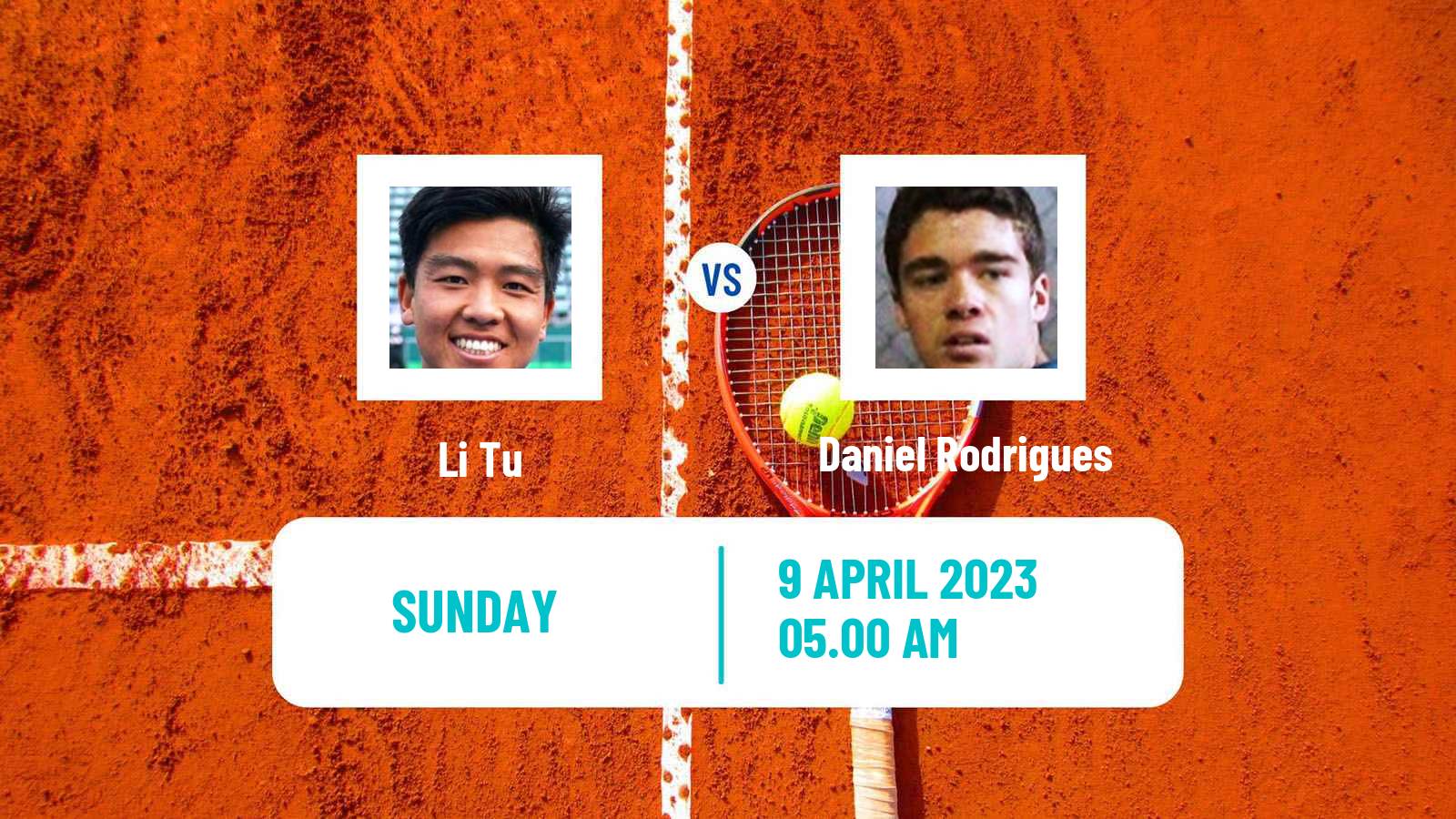 Tennis ITF Tournaments Li Tu - Daniel Rodrigues