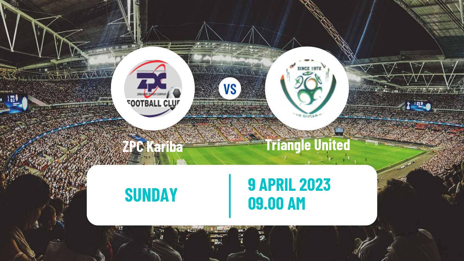 Soccer Zimbabwe Premier League ZPC Kariba - Triangle United