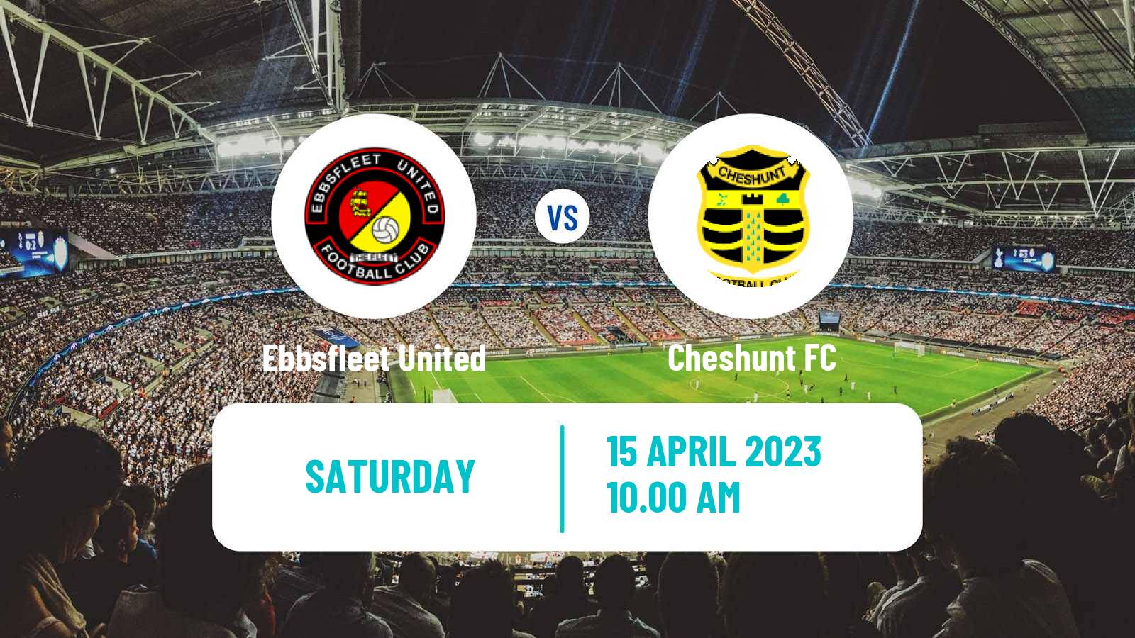 Soccer English National League South Ebbsfleet United - Cheshunt