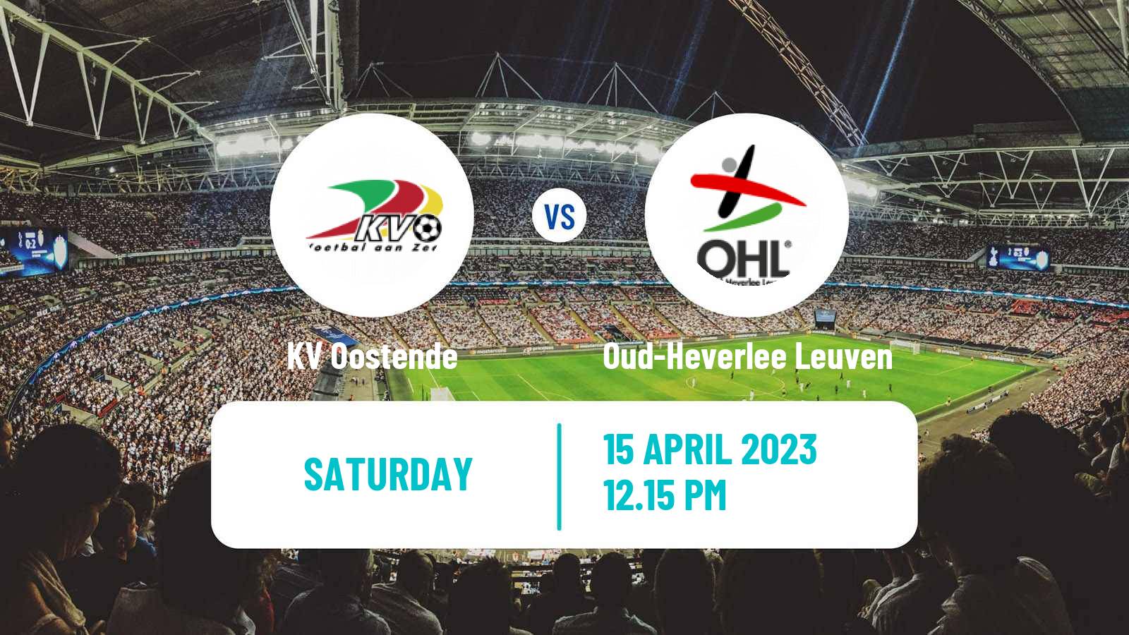 Soccer Belgian Jupiler Pro League Oostende - Oud-Heverlee Leuven