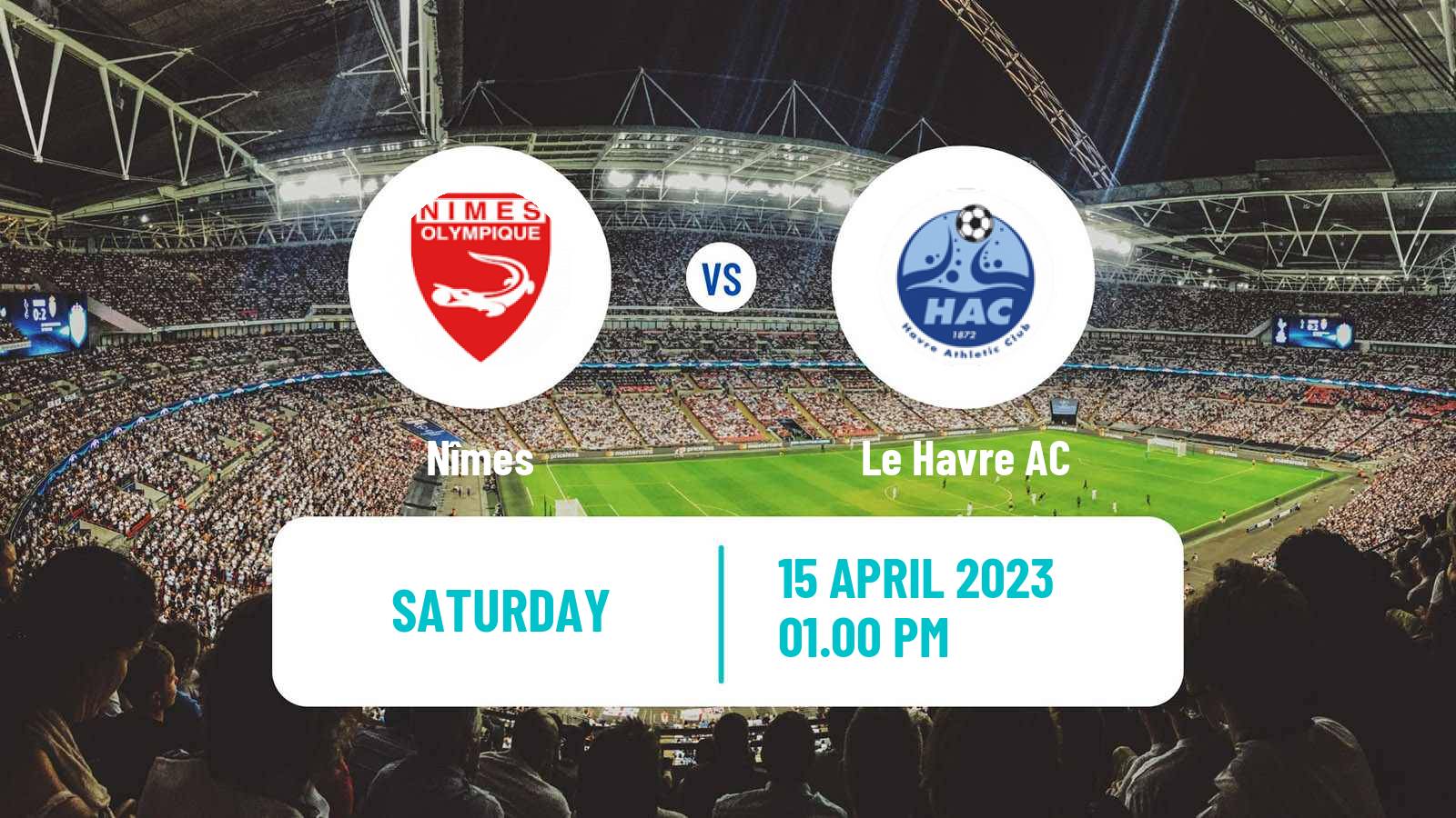 Soccer French Ligue 2 Nîmes - Le Havre