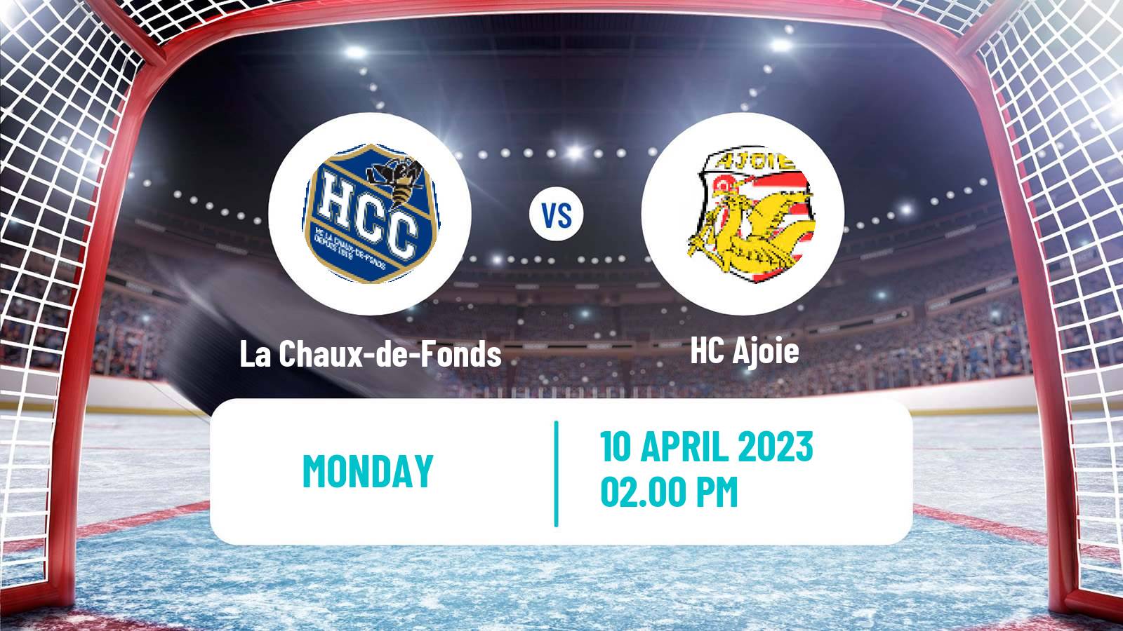 Hockey Swiss National League Hockey La Chaux-de-Fonds - Ajoie