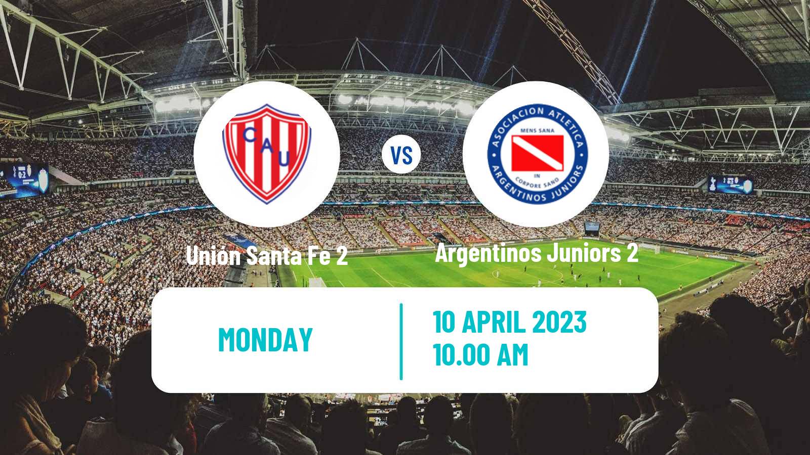 Soccer Argentinian Reserve League Unión Santa Fe 2 - Argentinos Juniors 2