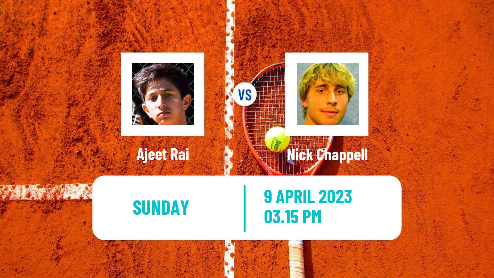 Tennis ATP Challenger Ajeet Rai - Nick Chappell