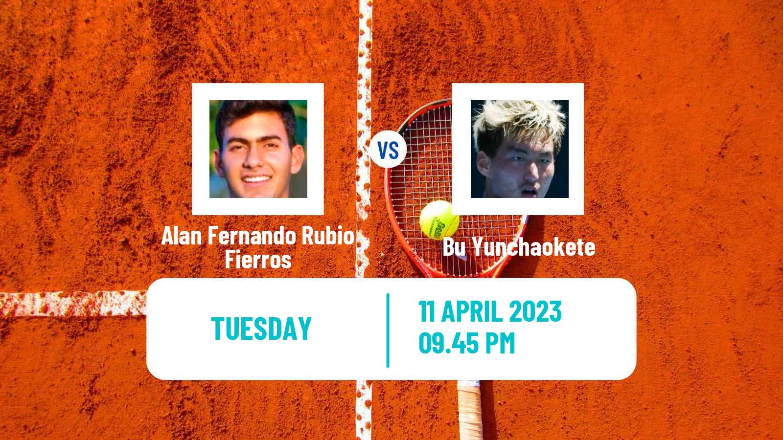 Tennis ATP Challenger Alan Fernando Rubio Fierros - Bu Yunchaokete