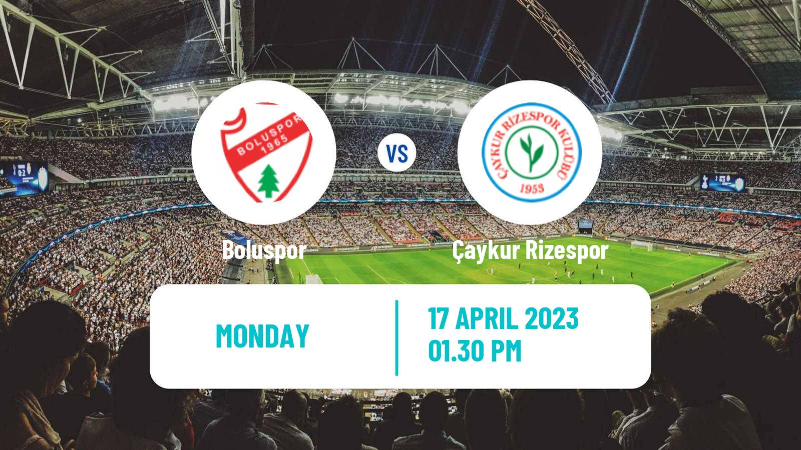 Soccer Turkish First League Boluspor - Çaykur Rizespor