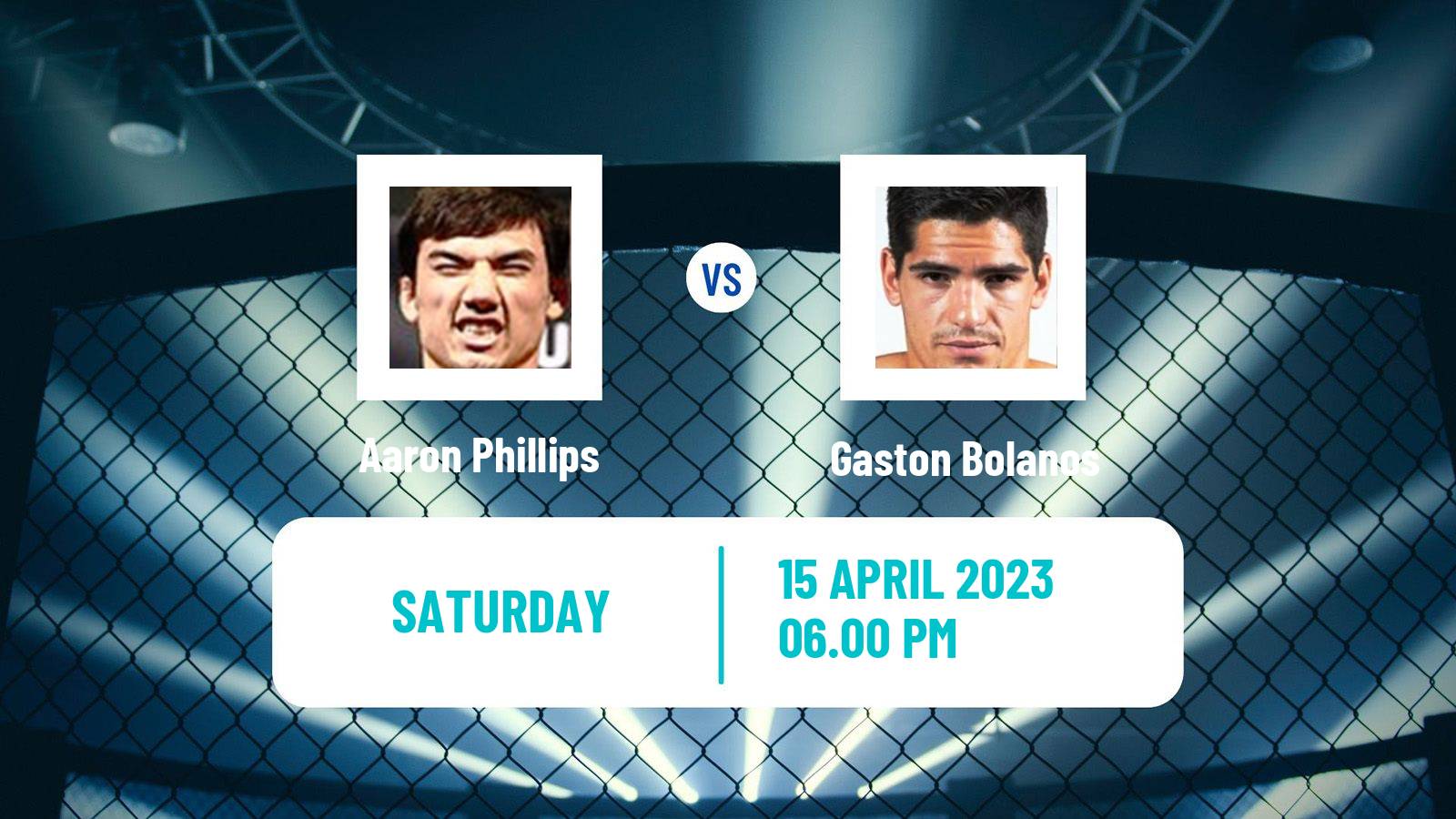 MMA MMA Aaron Phillips - Gaston Bolanos