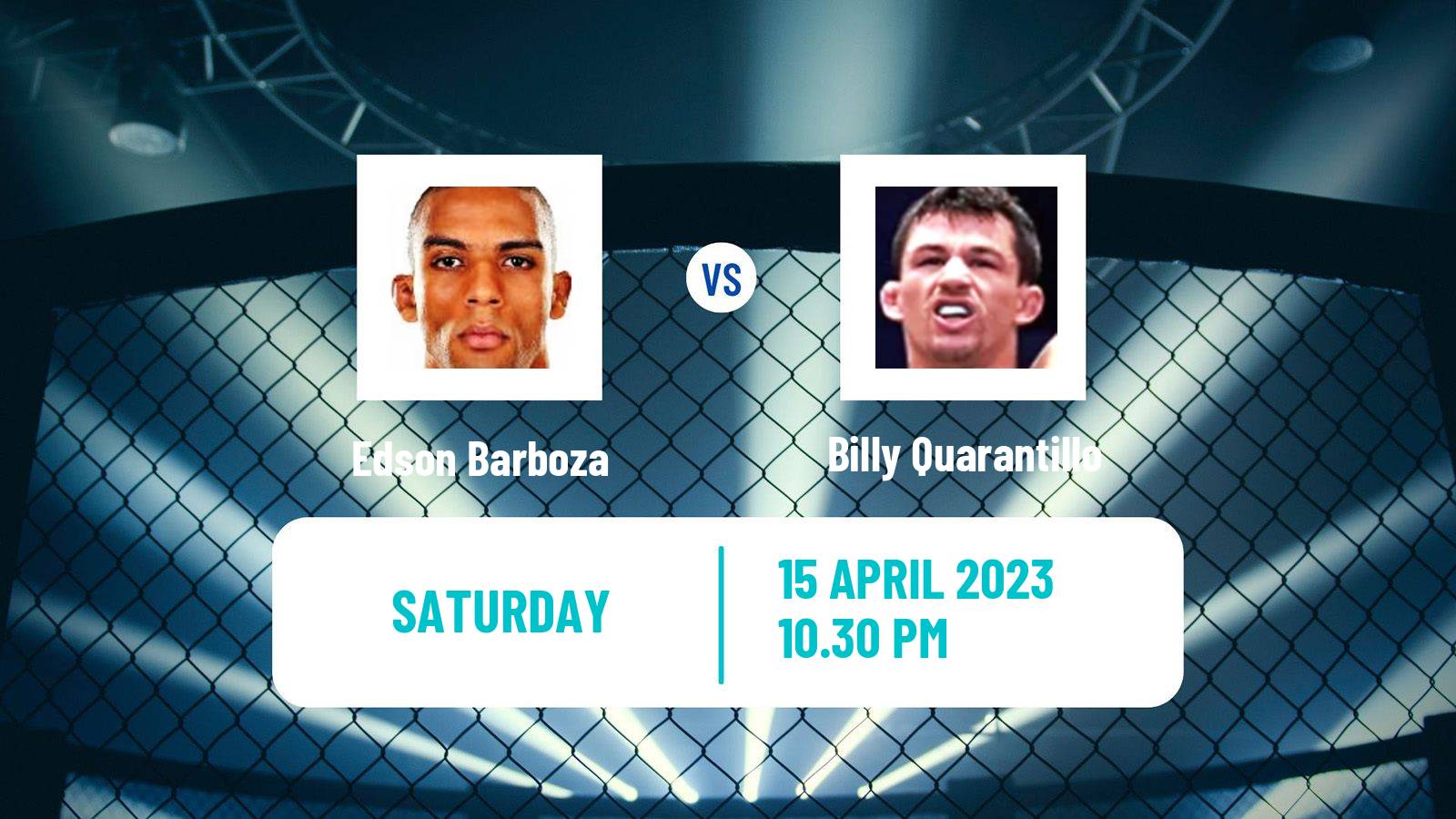 MMA MMA Edson Barboza - Billy Quarantillo