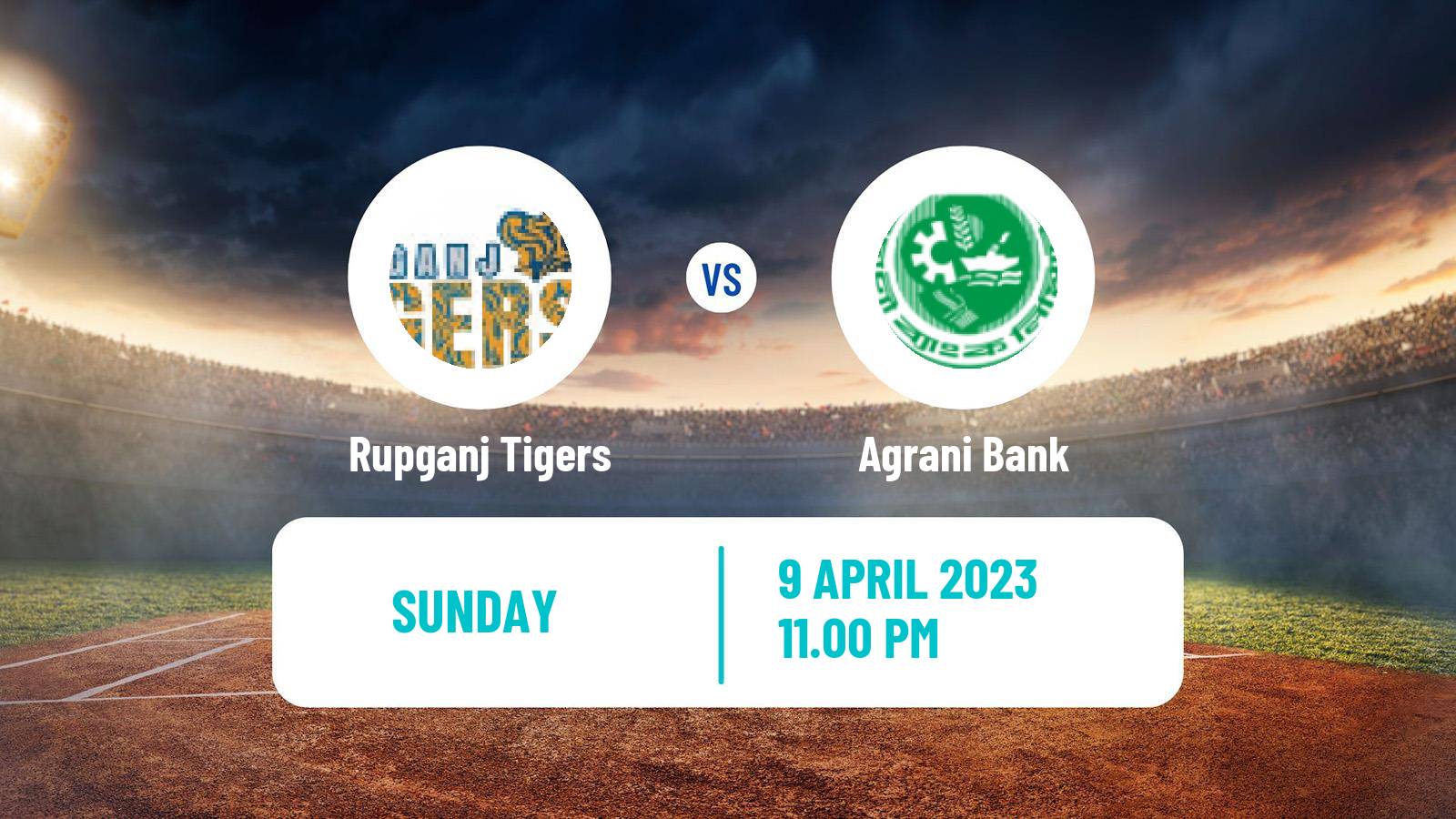 Cricket Bangladesh Dhaka Premier League Rupganj Tigers - Agrani Bank