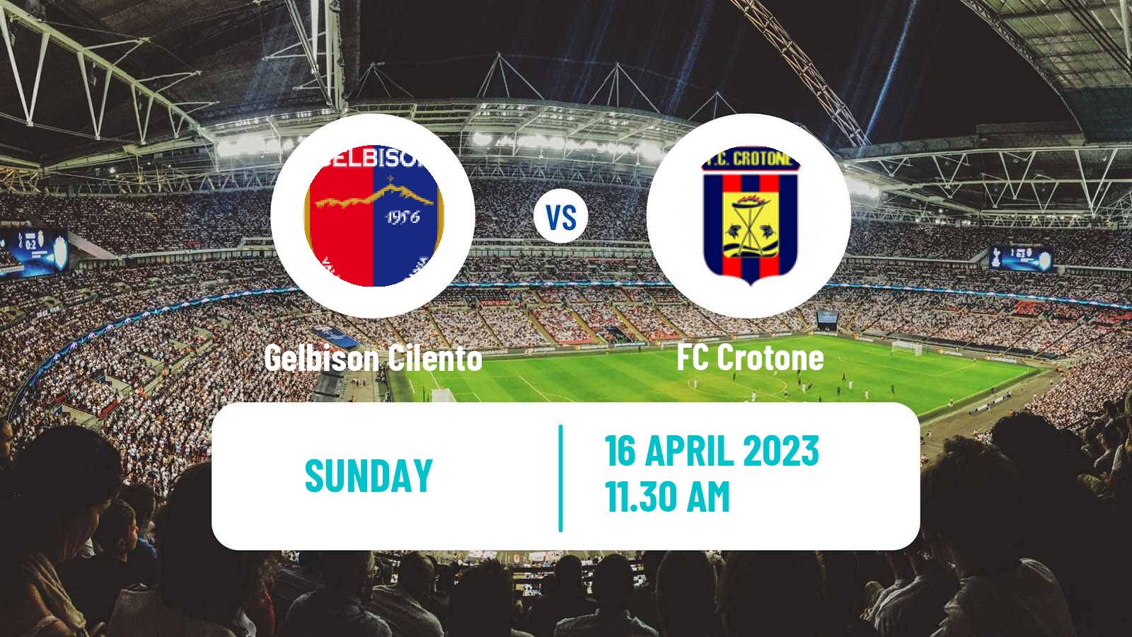 Soccer Italian Serie C Group C Gelbison Cilento - Crotone