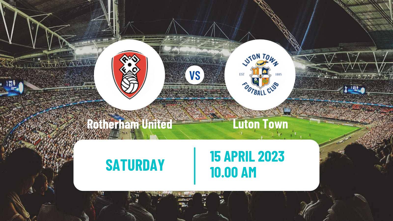 Soccer English League Championship Rotherham United - Luton Town