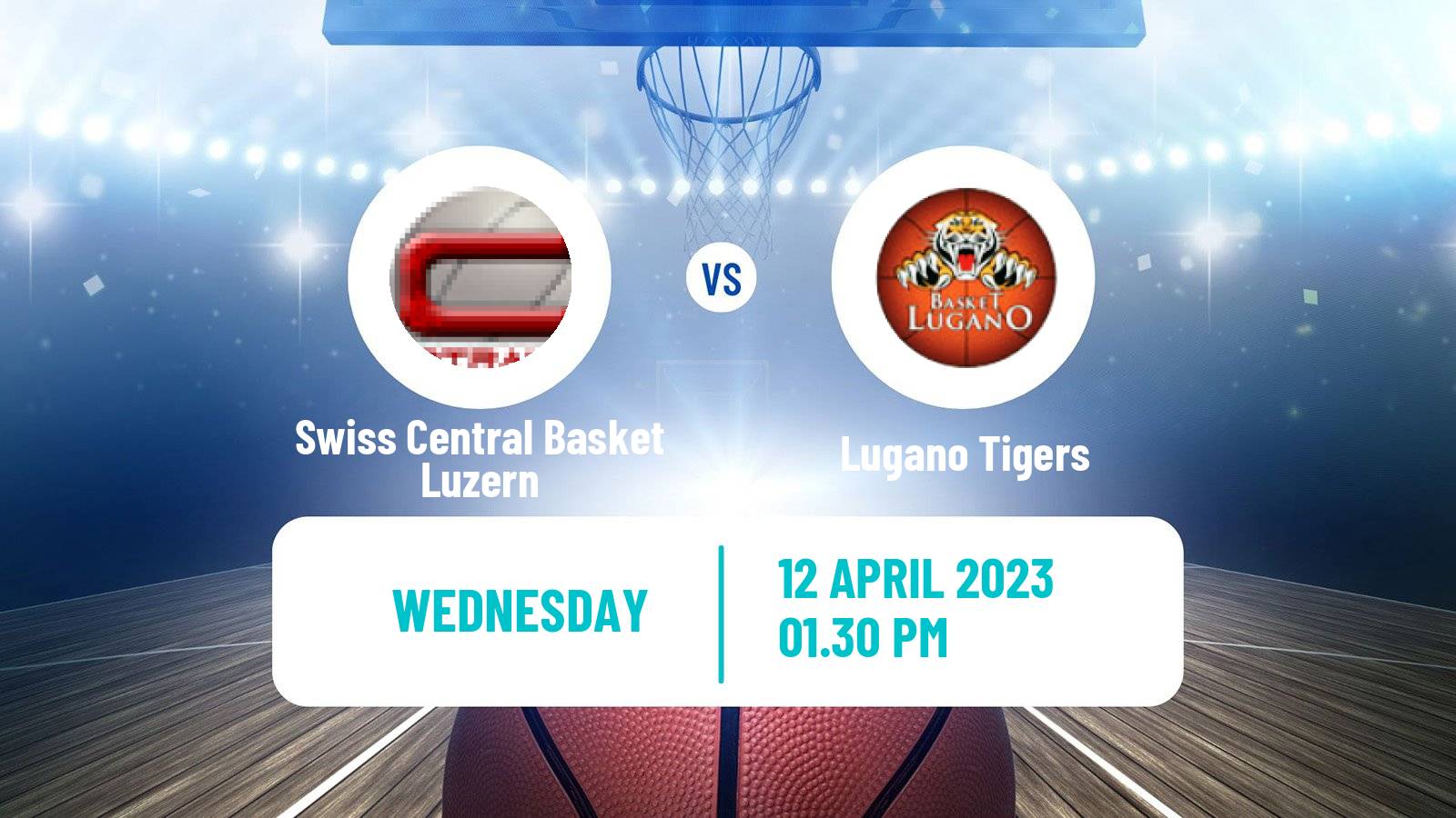 Basketball Swiss SB League Basketball Swiss Central Basket Luzern - Lugano Tigers