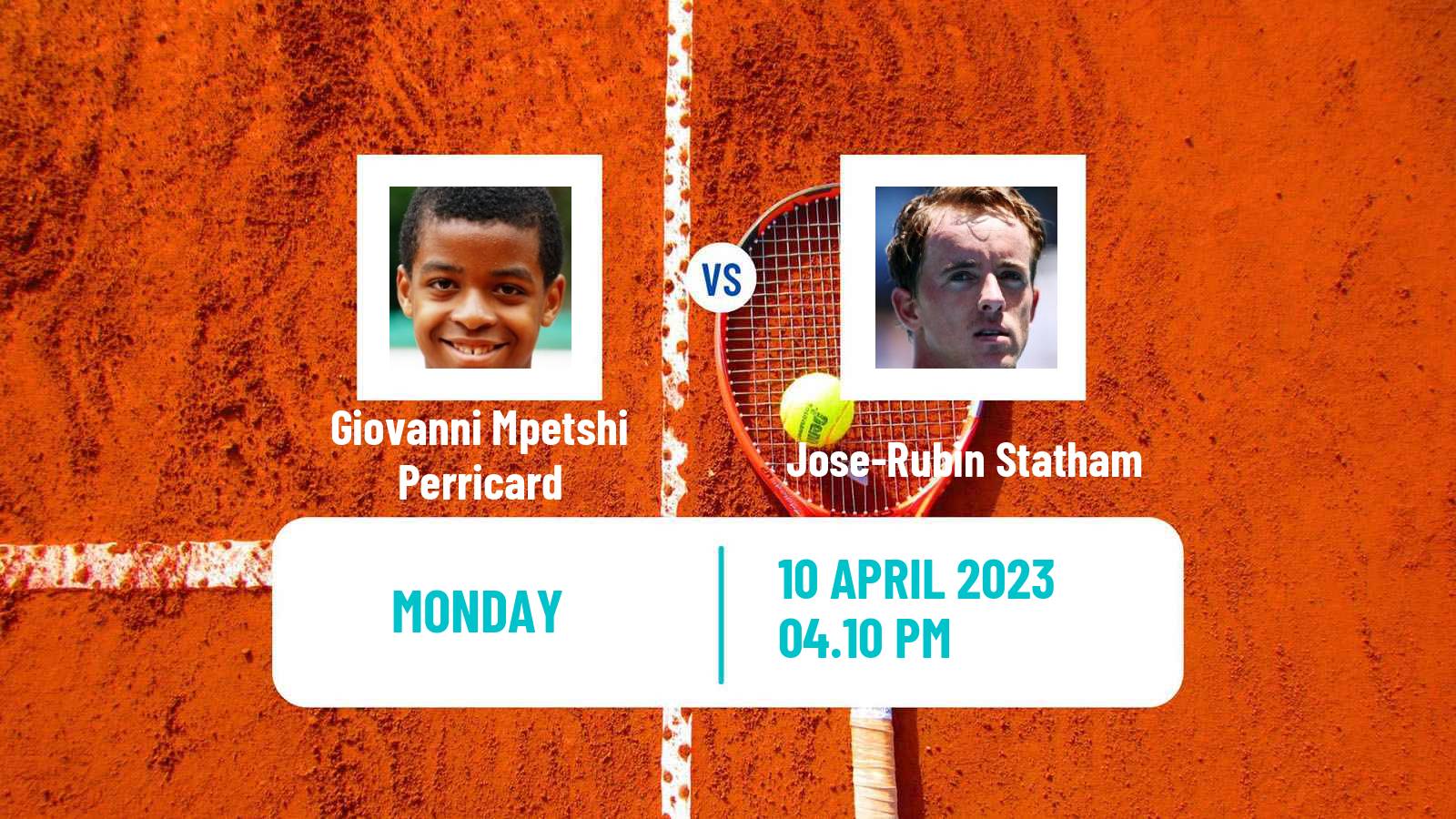 Tennis ATP Challenger Giovanni Mpetshi Perricard - Jose-Rubin Statham
