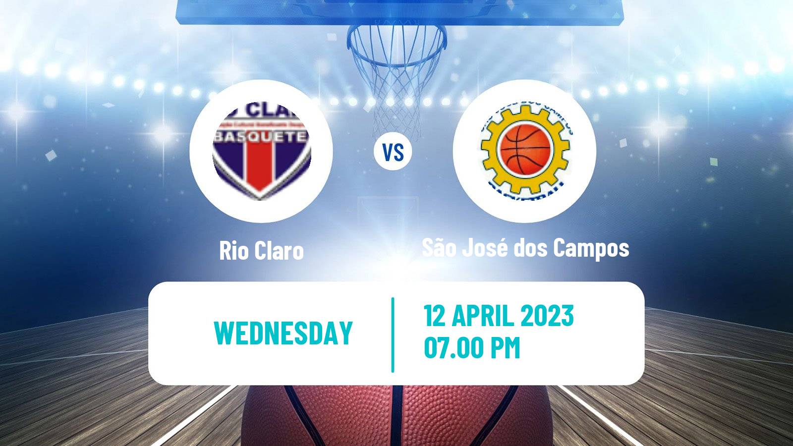 Basketball Brazilian NBB Rio Claro - São José dos Campos