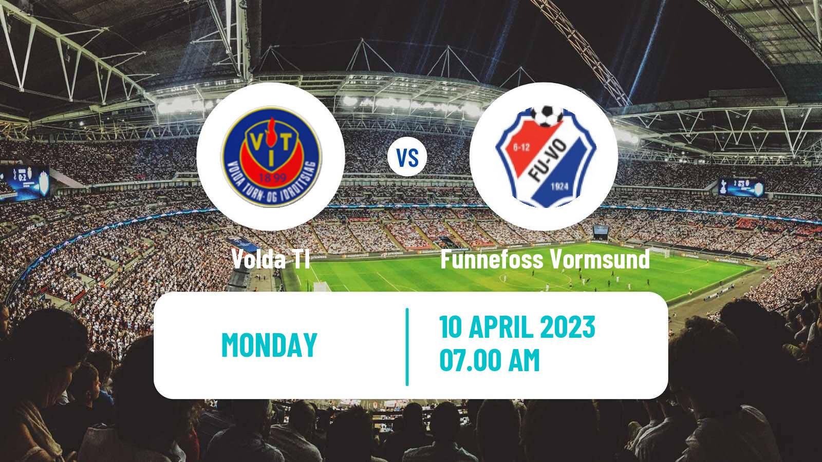 Soccer Norwegian Division 3 - Group 2 Volda - Funnefoss Vormsund