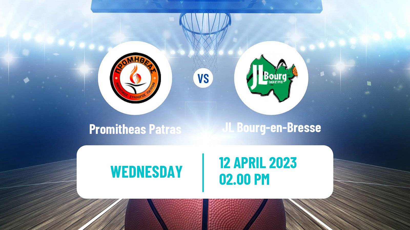 Basketball Eurocup Promitheas Patras - JL Bourg-en-Bresse