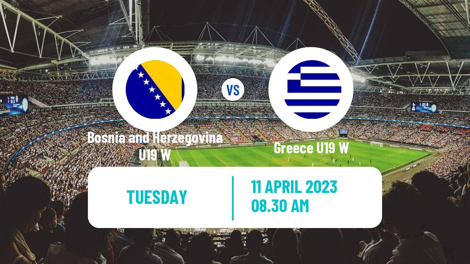 Soccer UEFA Euro U19 Women Bosnia and Herzegovina U19 W - Greece U19 W