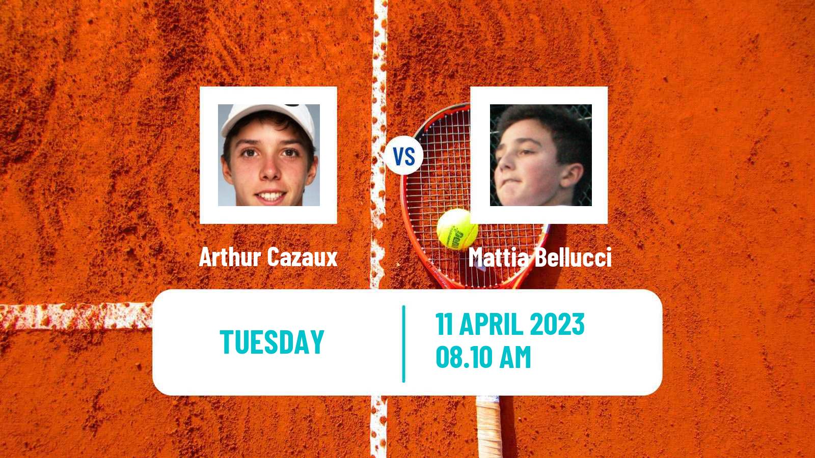Tennis ATP Challenger Arthur Cazaux - Mattia Bellucci