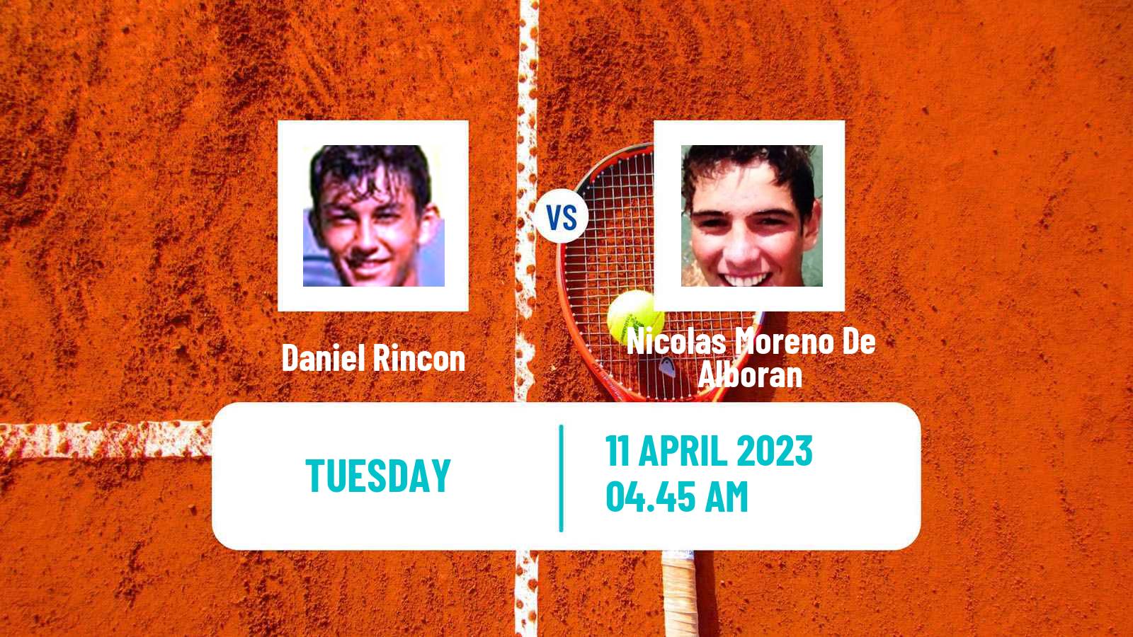Tennis ATP Challenger Daniel Rincon - Nicolas Moreno De Alboran