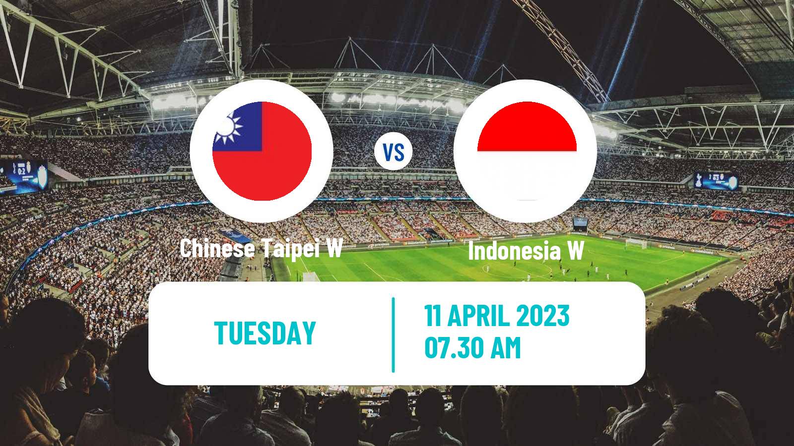 Soccer Olympic Games - Football Women Chinese Taipei W - Indonesia W
