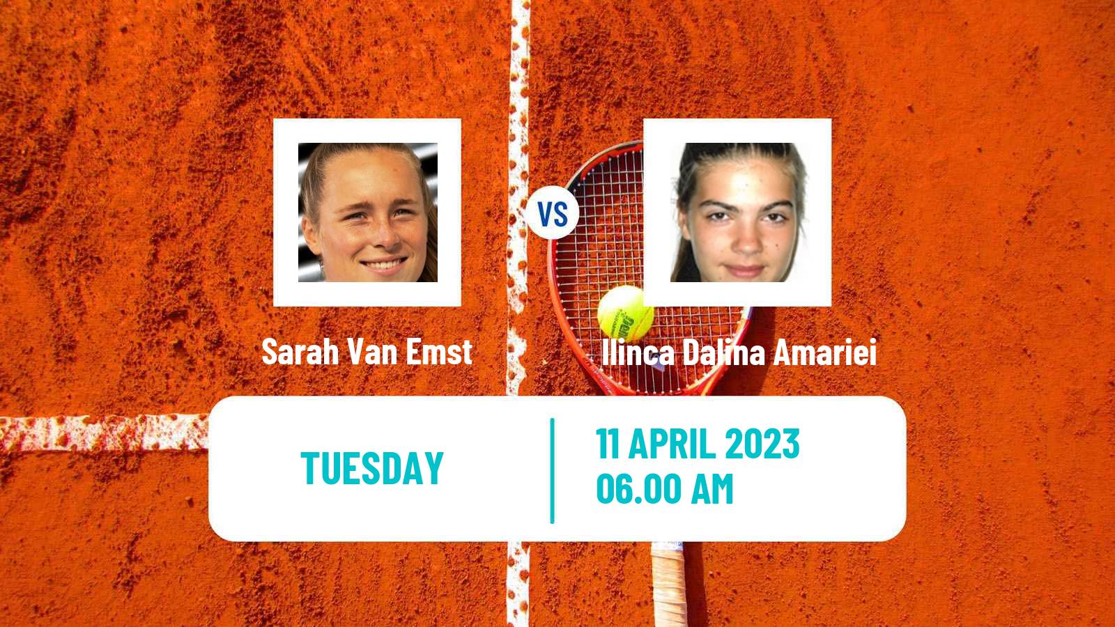 Tennis ITF Tournaments Sarah Van Emst - Ilinca Dalina Amariei