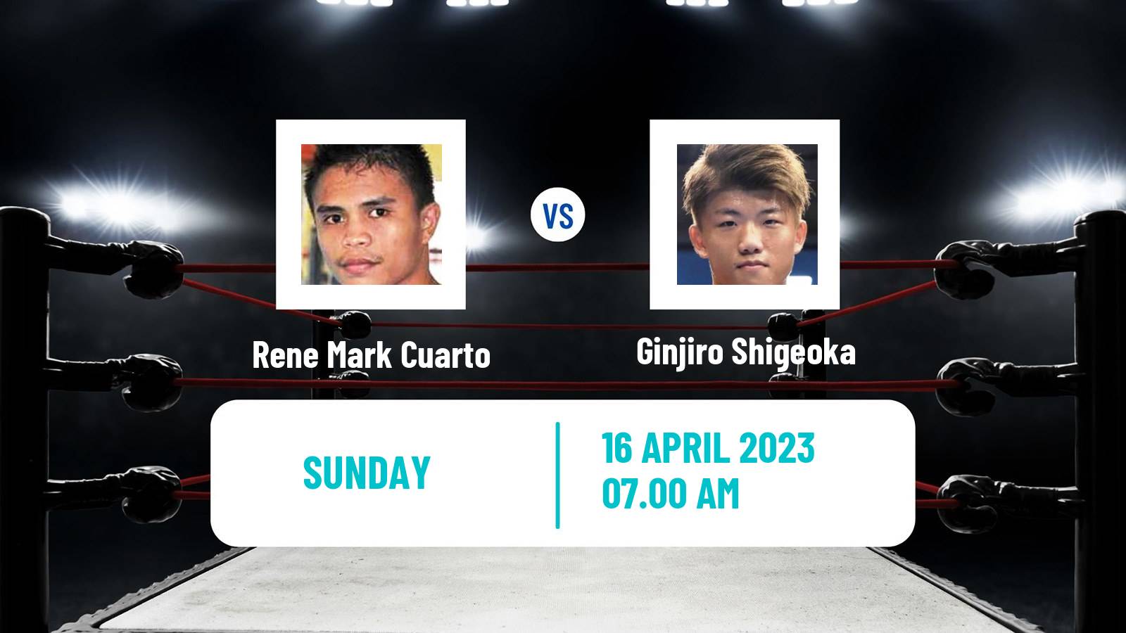 Boxing Boxing Rene Mark Cuarto - Ginjiro Shigeoka