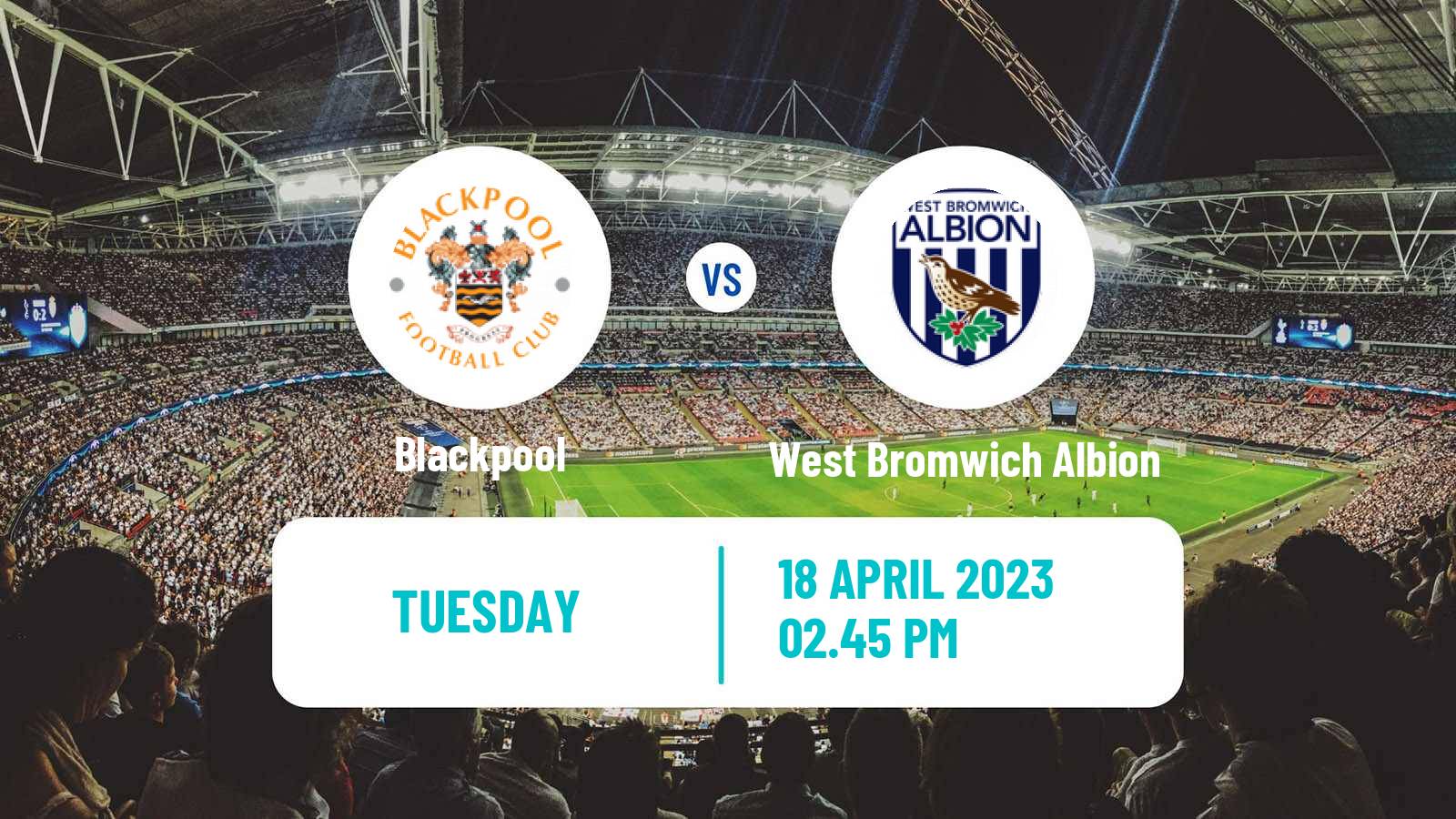 Soccer English League Championship Blackpool - West Bromwich Albion