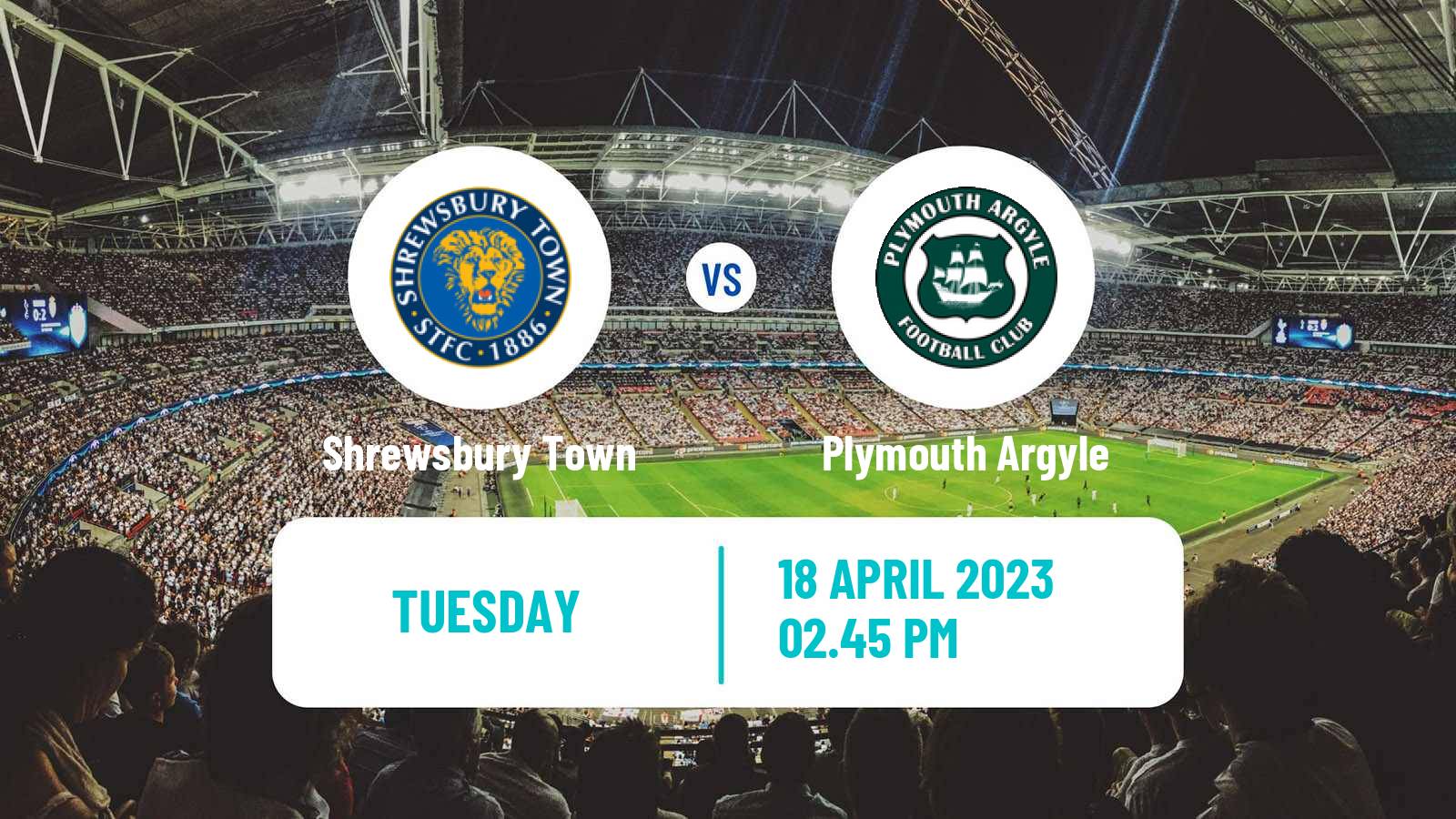 Soccer English League One Shrewsbury Town - Plymouth Argyle