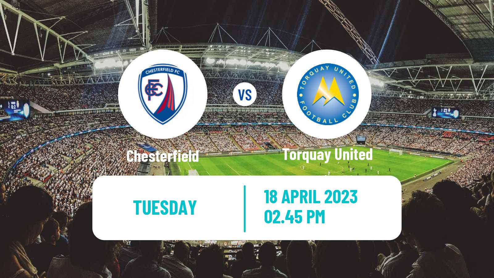 Soccer English National League Chesterfield - Torquay United