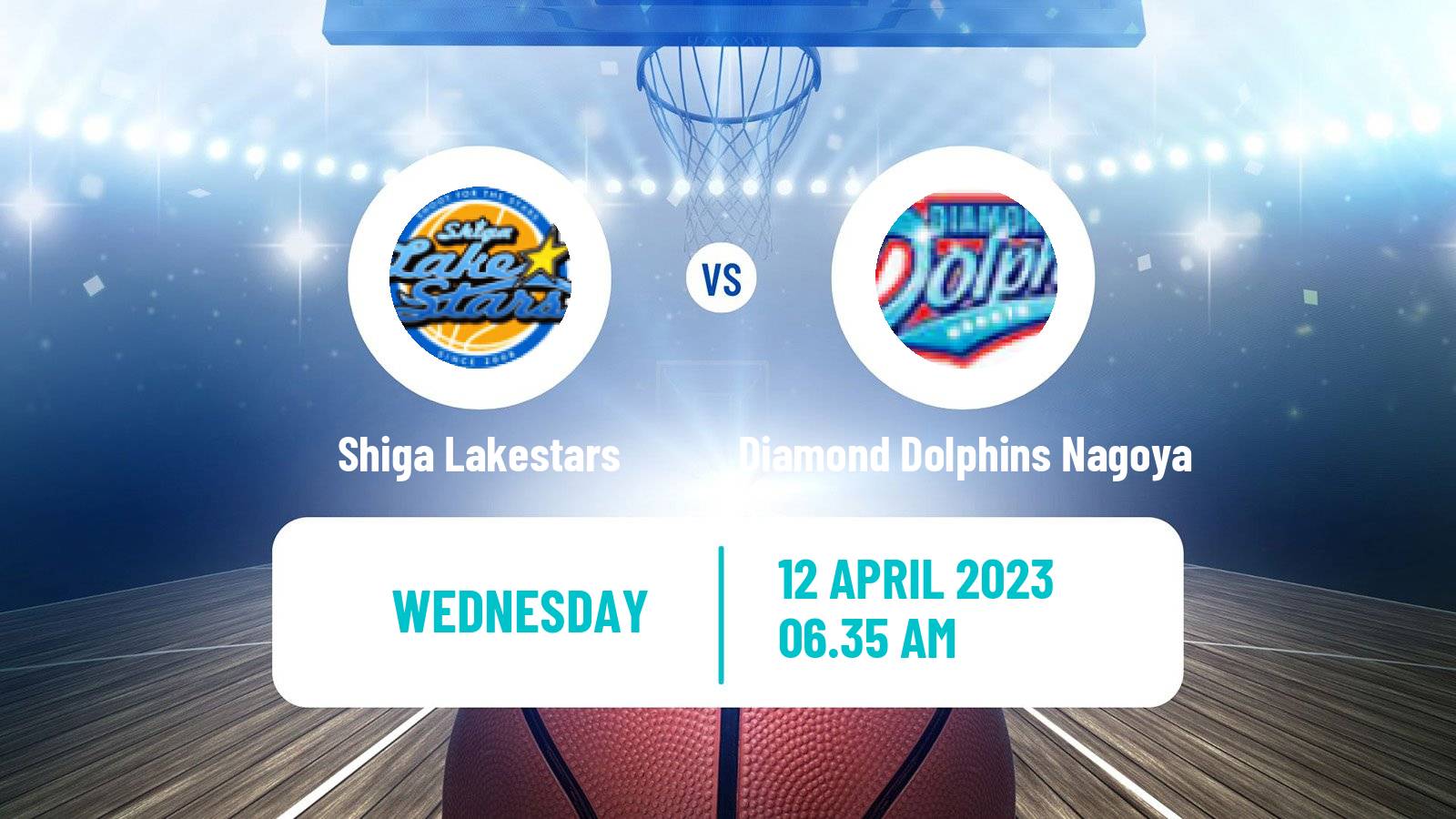 Basketball BJ League Shiga Lakestars - Diamond Dolphins Nagoya