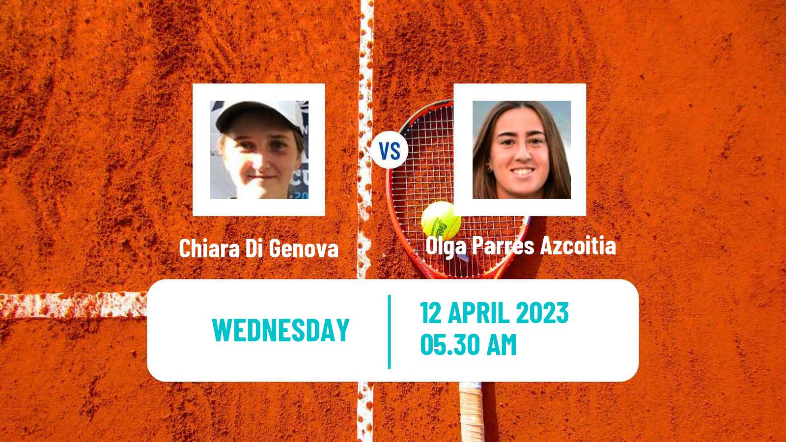 Tennis ITF Tournaments Chiara Di Genova - Olga Parres Azcoitia