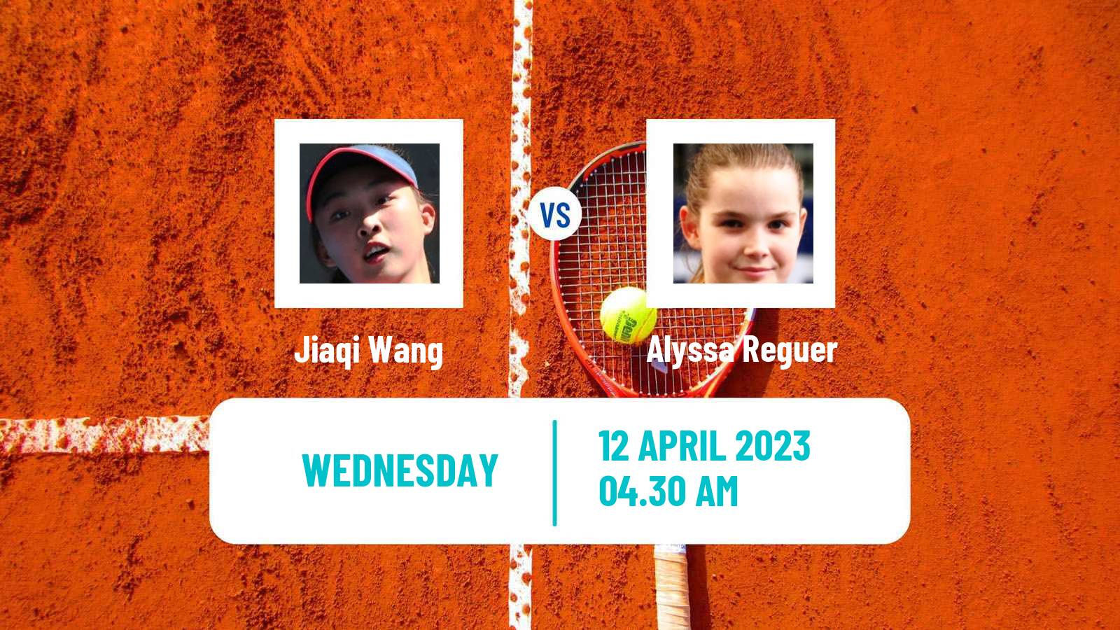 Tennis ITF Tournaments Jiaqi Wang - Alyssa Reguer