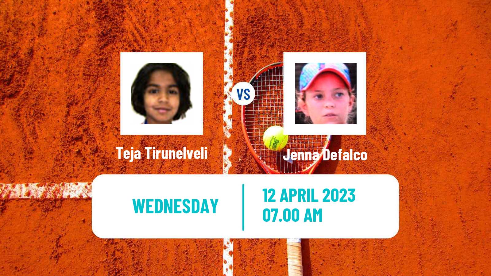 Tennis ITF Tournaments Teja Tirunelveli - Jenna Defalco