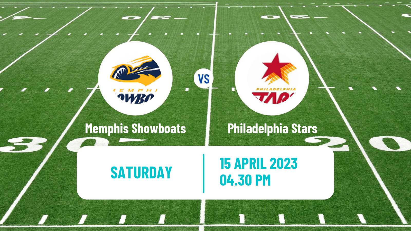 American football USFL Memphis Showboats - Philadelphia Stars