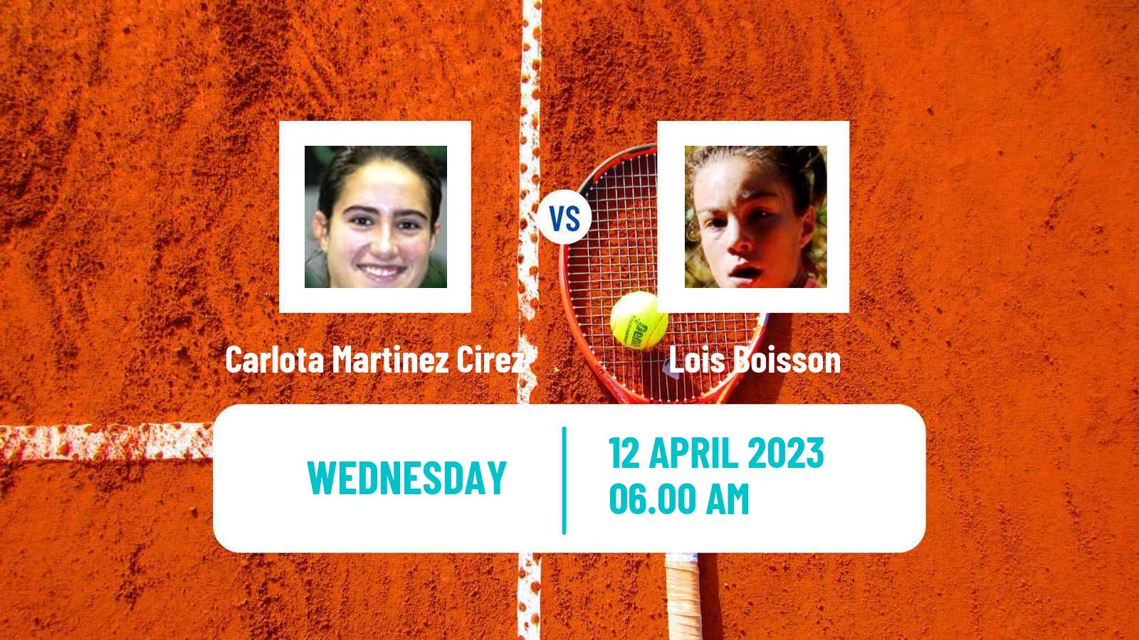 Tennis ITF Tournaments Carlota Martinez Cirez - Lois Boisson