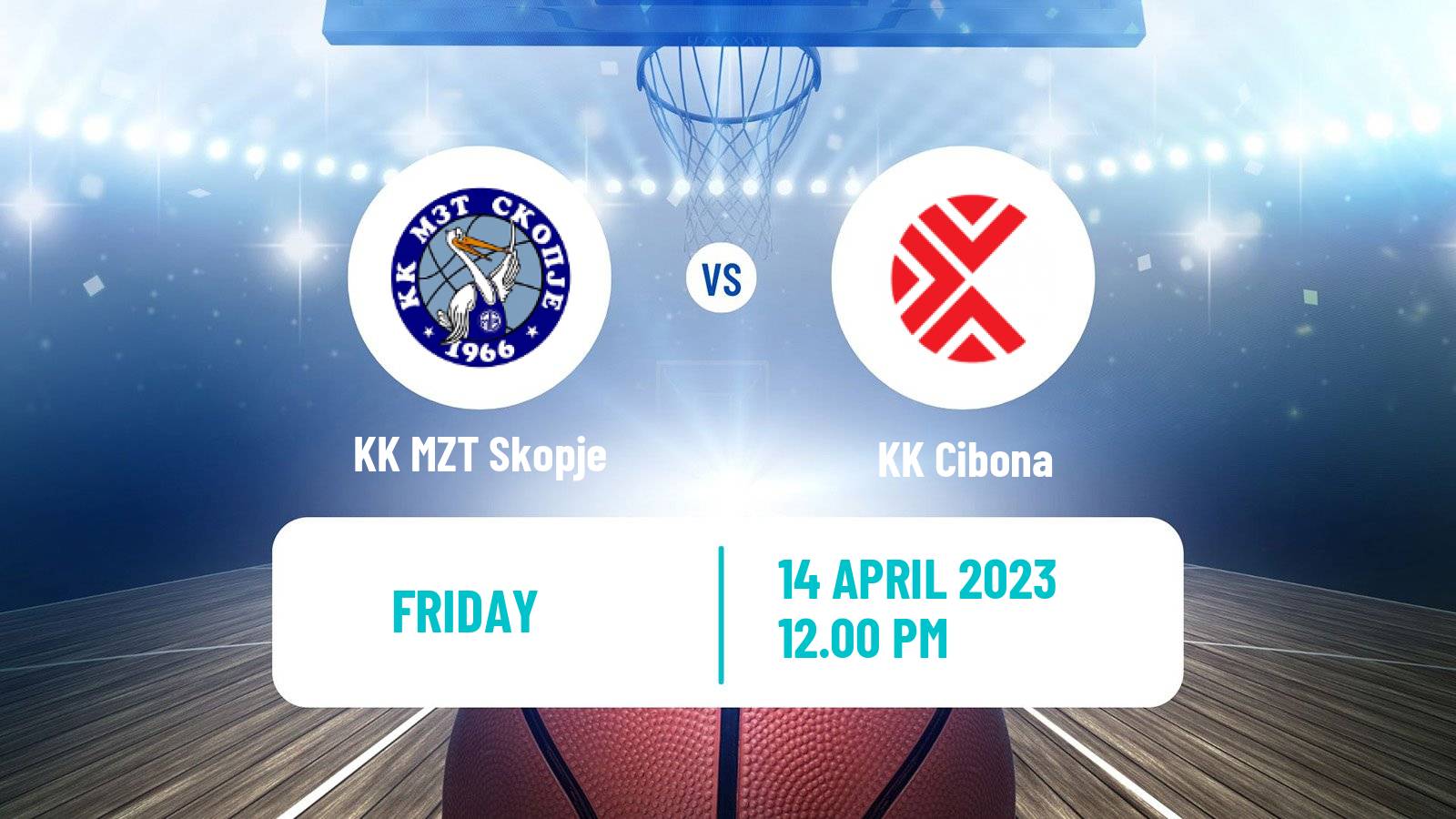 Basketball Adriatic League KK MZT Skopje - Cibona