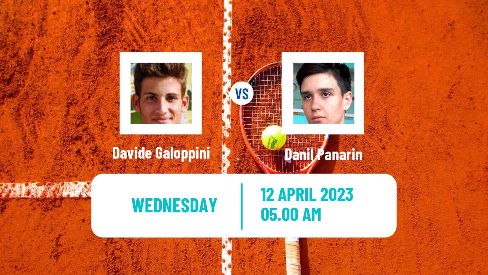 Tennis ITF Tournaments Davide Galoppini - Danil Panarin