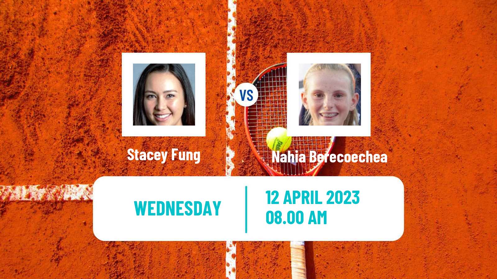 Tennis ITF Tournaments Stacey Fung - Nahia Berecoechea