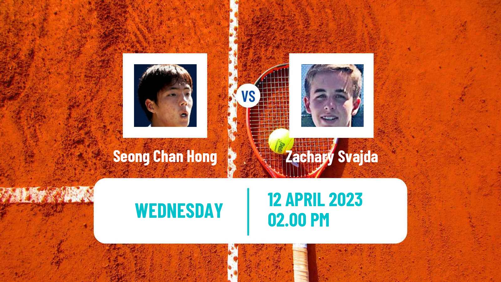 Tennis ATP Challenger Seong Chan Hong - Zachary Svajda