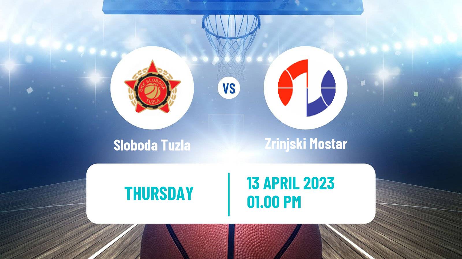 Basketball Bosnian Prvenstvo Basketball Sloboda Tuzla - Zrinjski Mostar