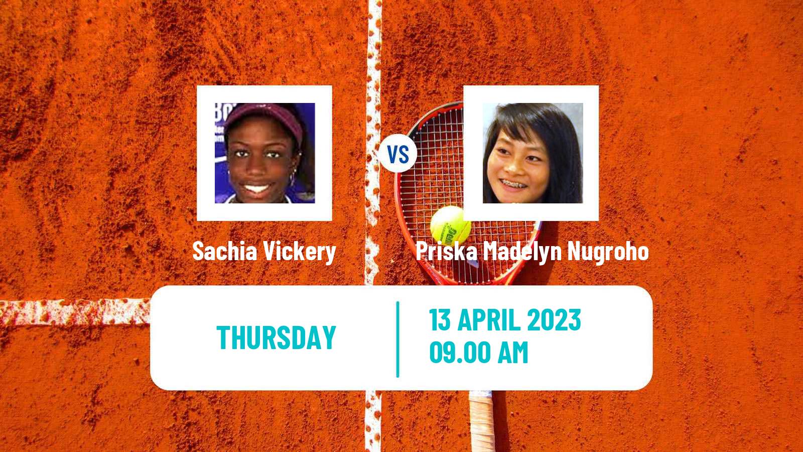 Tennis ITF Tournaments Sachia Vickery - Priska Madelyn Nugroho