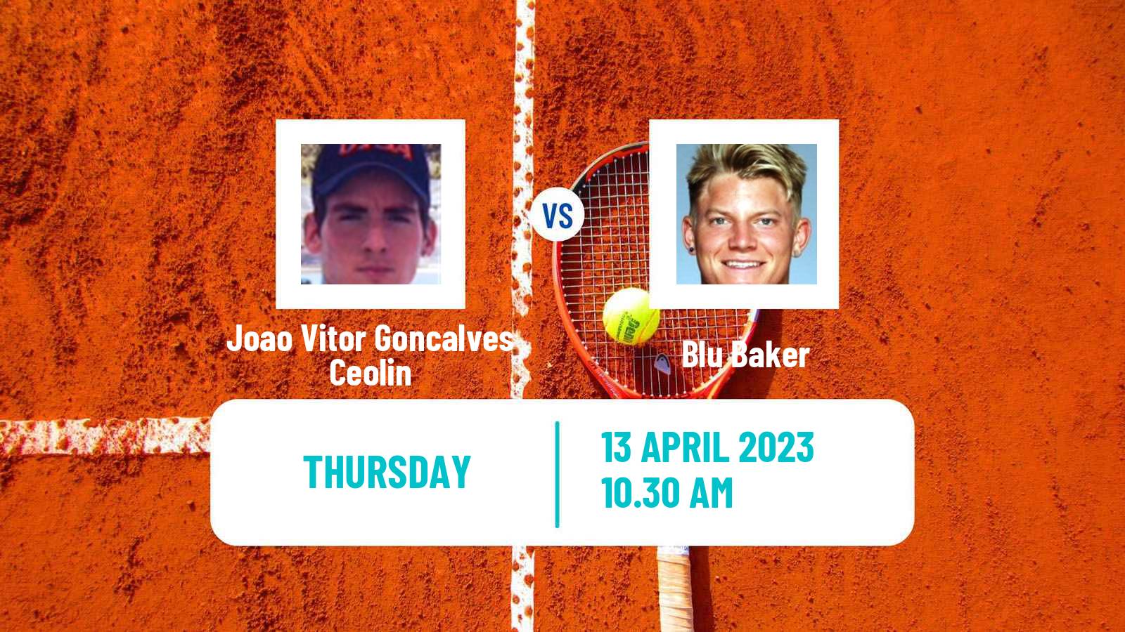 Tennis ITF Tournaments Joao Vitor Goncalves Ceolin - Blu Baker
