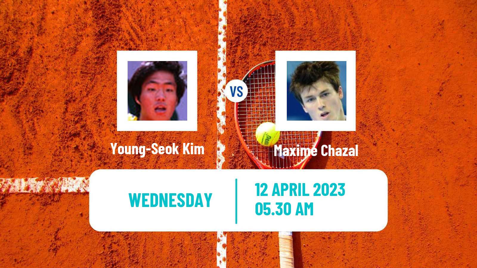 Tennis ITF Tournaments Young-Seok Kim - Maxime Chazal