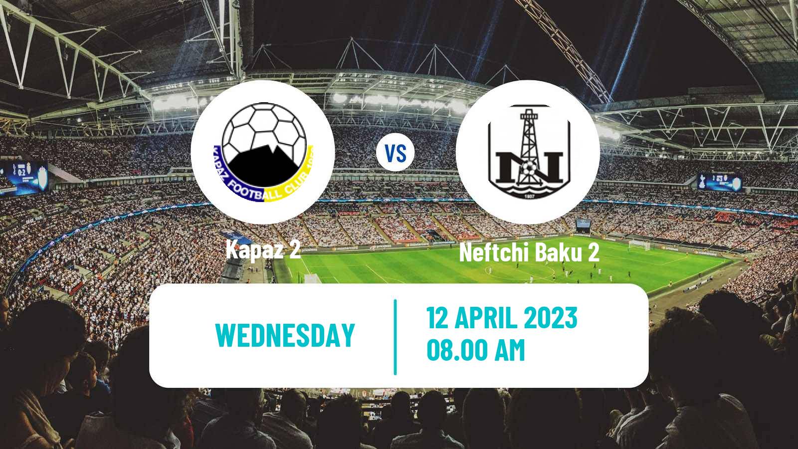 Soccer Azerbaijan First Division Kapaz 2 - Neftchi Baku 2